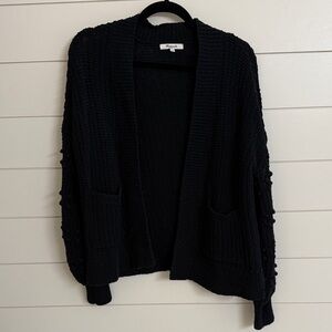 Madewell | Black Bobble Cardigan S